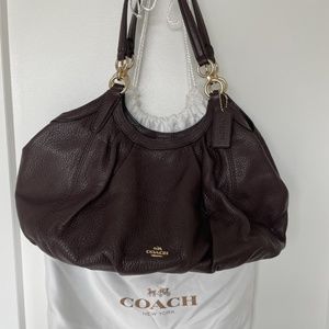 Coach Handbag Brown with protective cover